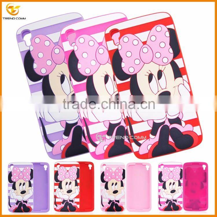 new products 3d cartoon silicone case for Alcatel OT6045