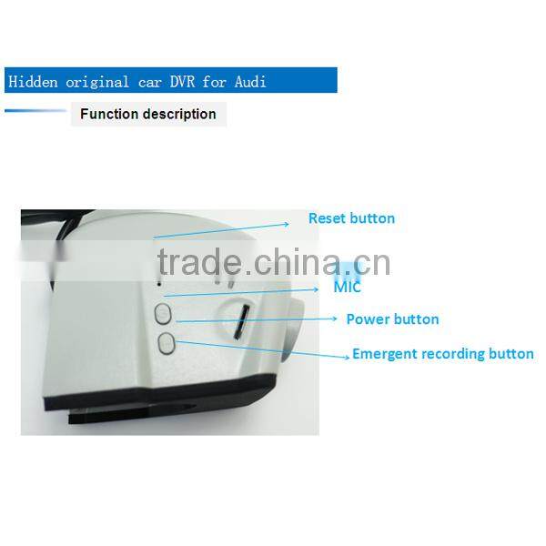 Hidden original car black box car dvr for audi cars