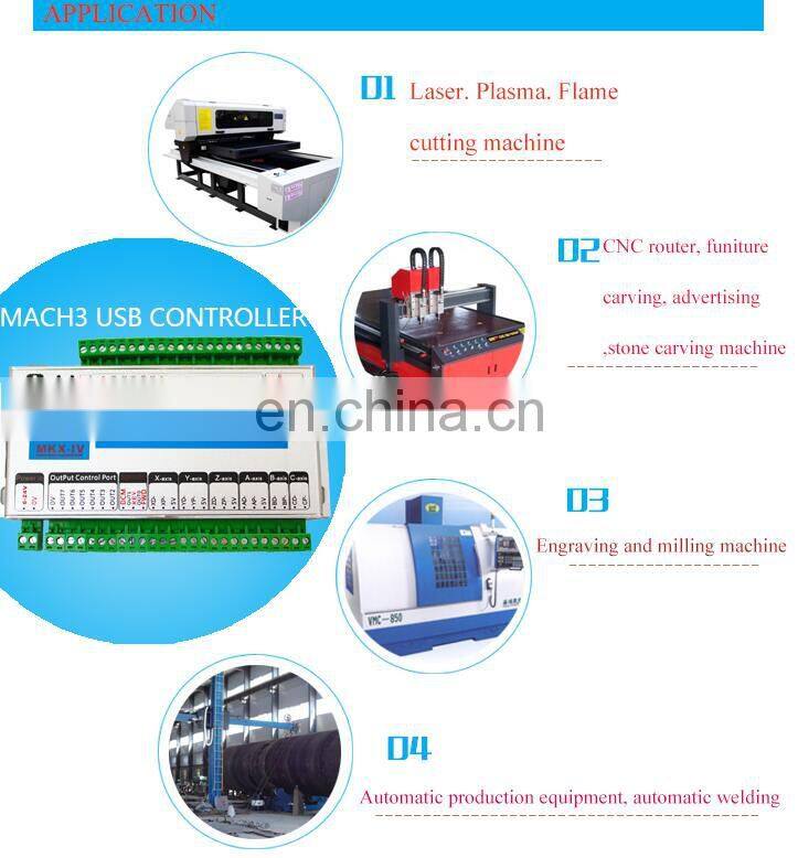 Upgrade Mach3 2MHz MK6-V 6 Axis Motion Controller Card USB Port CNC Breakout Board