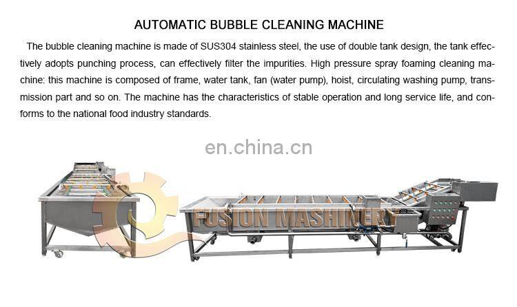 air bubble fruit vegetable washing machine apricot washer brush roller washing peeling machine