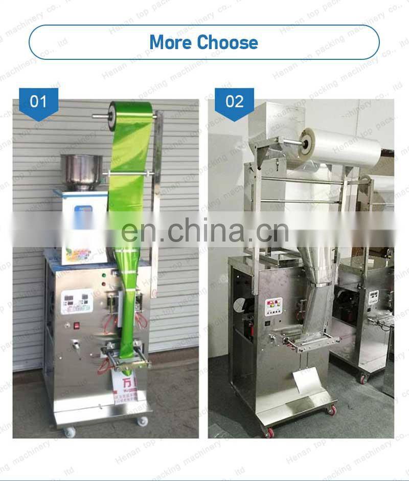 Multi-functional central seal corn sugar nuts electric weiging granular and powder packaging machine