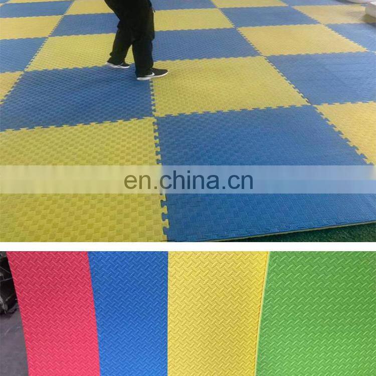 100x100cm T Pattern eva foam karate floor japanese judo mats tatami mat
