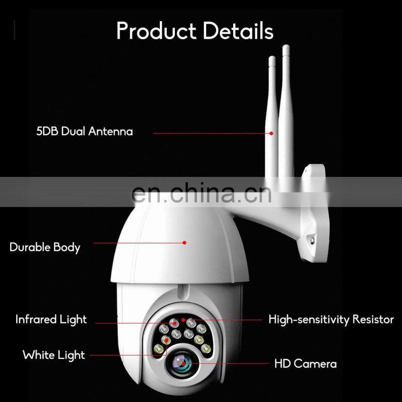 Security Camera WiFi Wireless 1080P Outdoor Waterproof 10LED 5X Zoom HD 2MP IP66 CAMERA