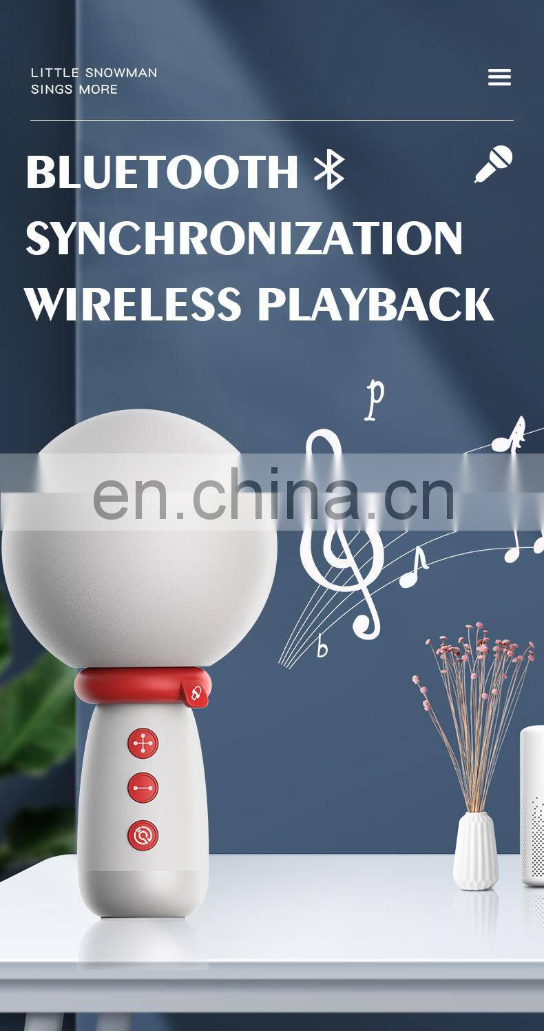 ALLINGE MDZ3633 Portable Microfono Wireless Home Use Singing Machine Microphone Karaoke Speaker