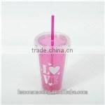 Double layer round plastic vegetable basin with strip lid