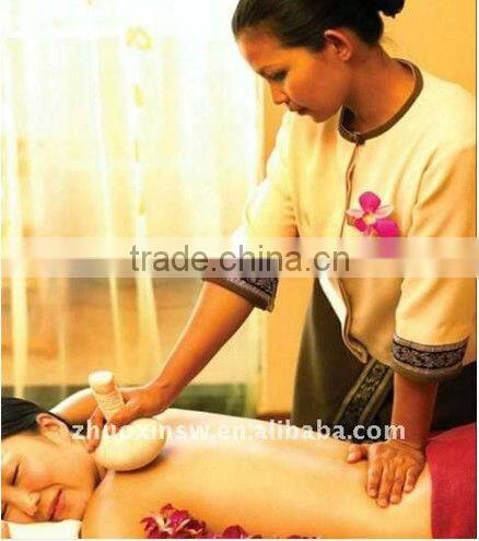 Real factory in Guangzhou supply thai herb ball, beautiful compress herb ball