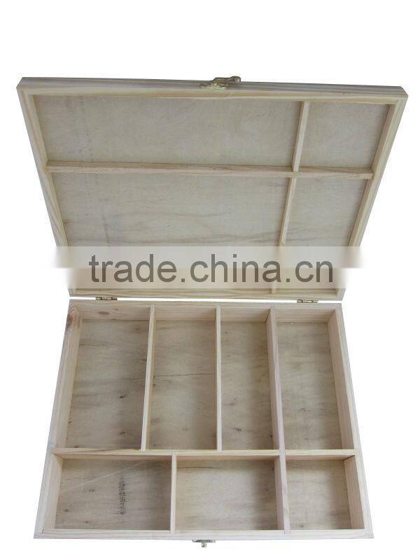 factory in Guangzhou hand made Pine wood box