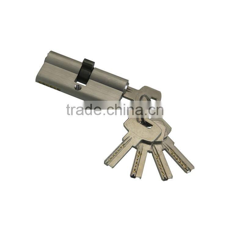 Anti theft profile lock cylinder with S groove