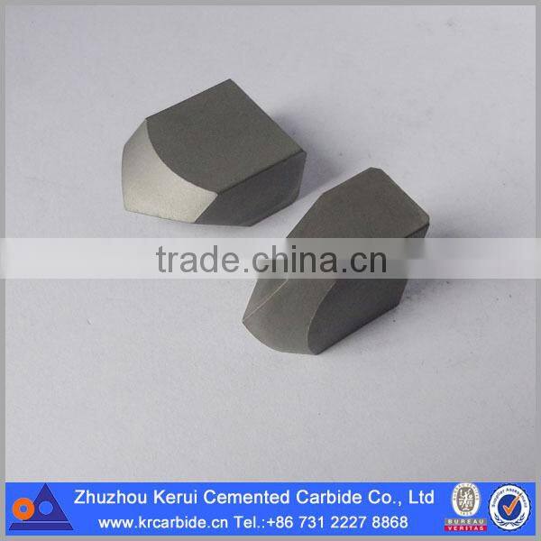 Construction tool parts custom tungsten carbide tips for forestry mulcher tooth with long service life from Zhuzhou Kerui