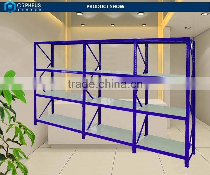 Custom style supermarket steel storage shelf heavy duty rack