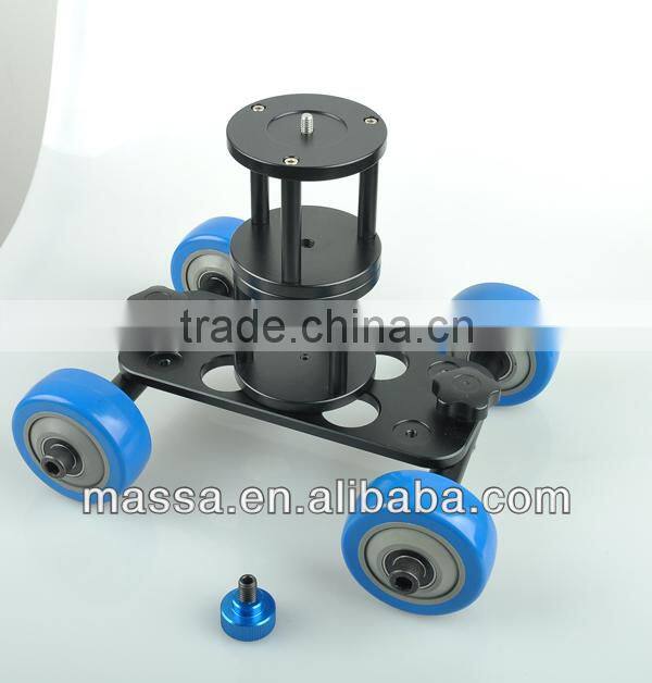 Camera Dolly Track Dolly Bearing Slider for DSLR Camera Video Monitor