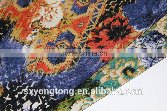 2014 china fashion style print viscose rayon fabric