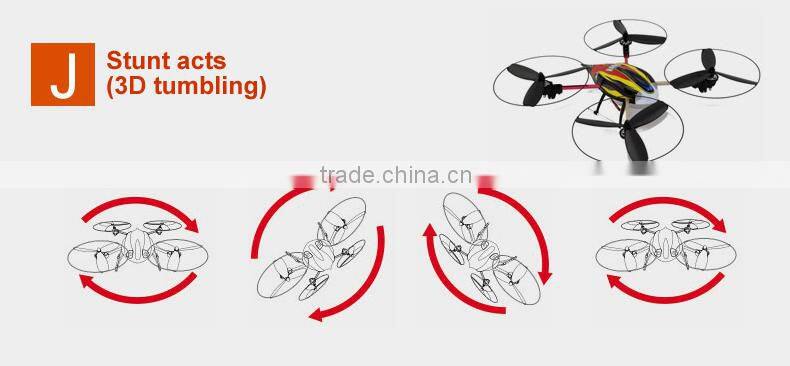 China Manufacture 4 CH 3 Axis RC Quadrocopter With Gyro 3D Rolling RC Helicopter RC Toy