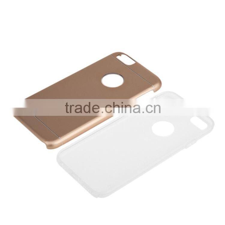 2016 New design mobile case for iphone 6s plus ,unique dual layer aluminum +tpu cases for iphone 6s plus multi color