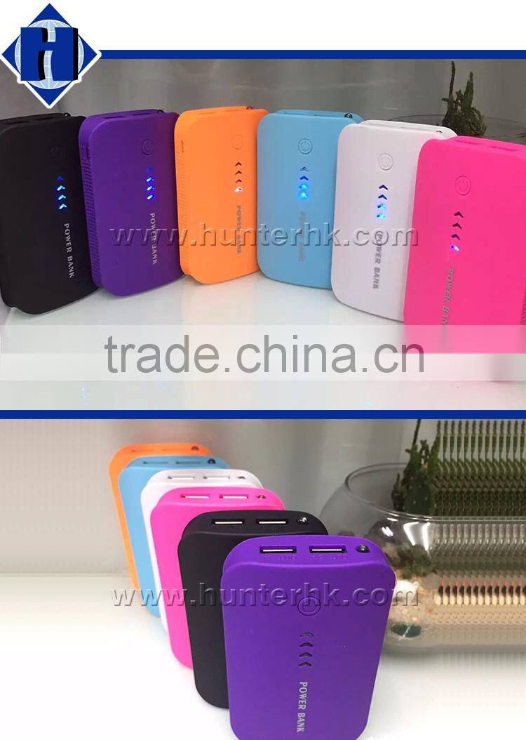 Top Selling Colorful 2 USB Port 8800 mah Power Bank