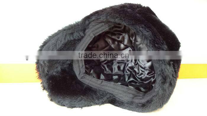 black fashion ladies winter hat