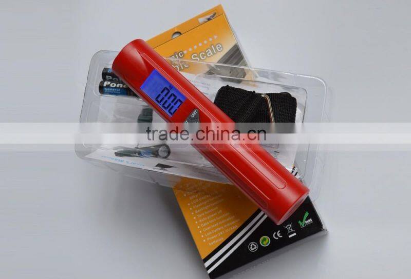 88lb/110lb Capacity 2 in One with Torch Fishing Scale LED Luggage Scale