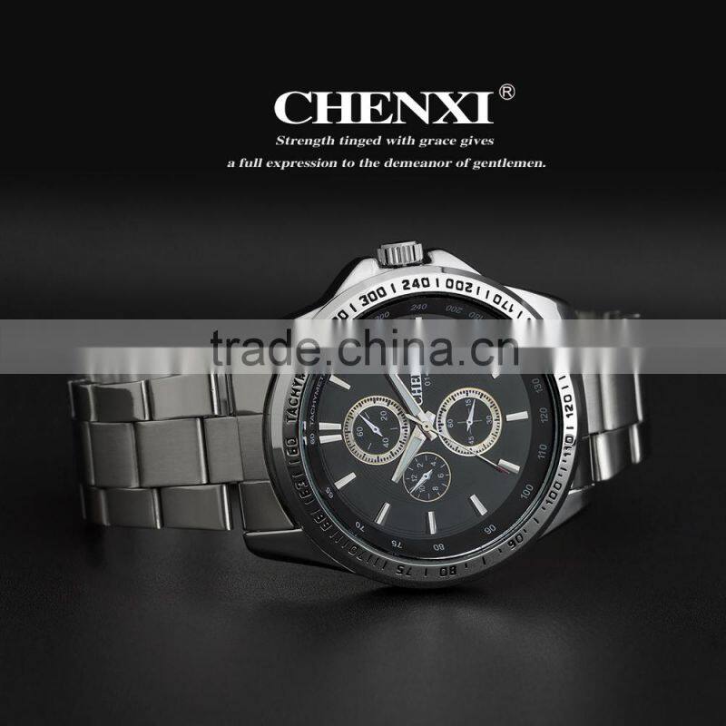 US best fashion watch stainless steel man sport watch 3ATM waterproof , express with watch box 014AMS