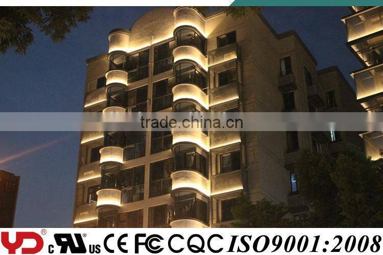 IP68 fireproof V-0 high power high building wall washer CE UL approved