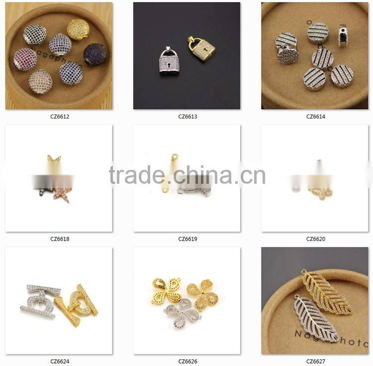 S724 Stainless Steel round ball Pendant ends