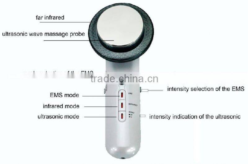Popular in kroea/Japan market ultrasound beauty device with far infrared slimming and fitness massage