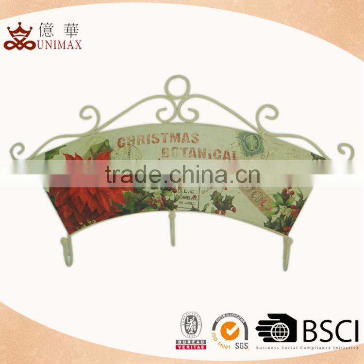 Top selling best type metal wall plaque for Christmas