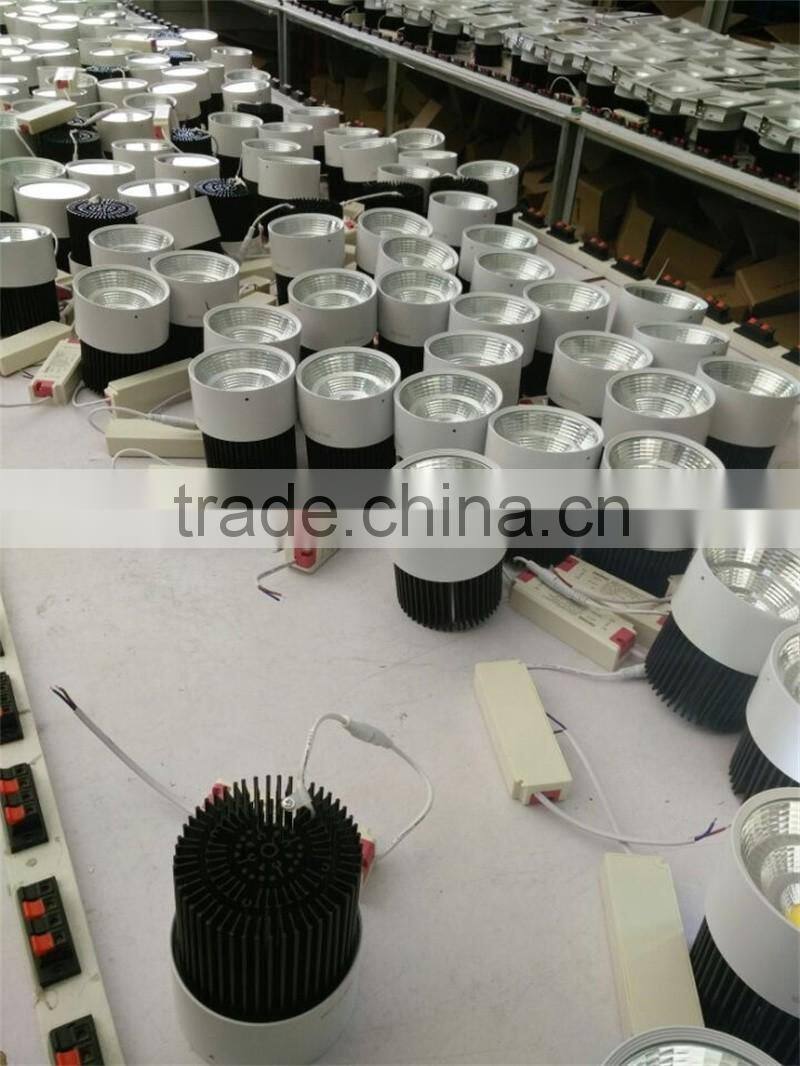 New product led square downlight 40w 230v warranty 2years aluminum