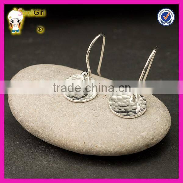 Fashion hot faceted green onyx gold plated stud earrings