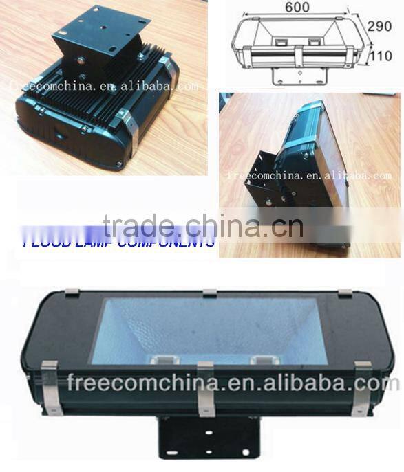 Freecom flood light 60-80w alluminun alloy outdoor 2 LED housing FL-DT2 for mining, building outline, stadium, overpasses, park