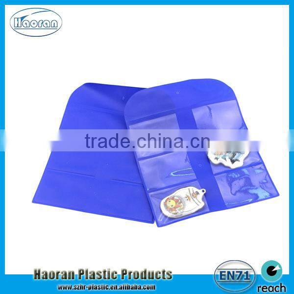 New PVC organizer display bag, plastic bag with pockets