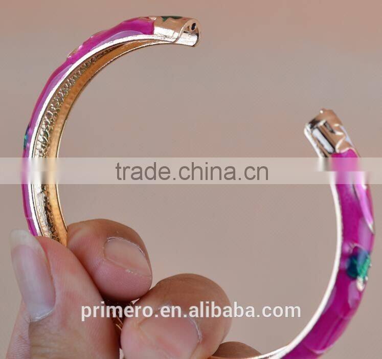 Wholesale Flower Enamel Assorted Colored Cloisonne Bracelet &Bangle