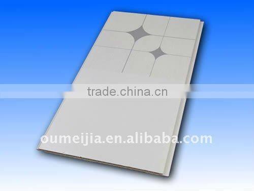 grid design pvc wall panel