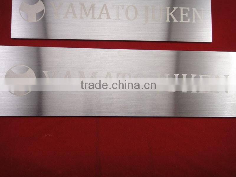 High quality stainless steel door name plate