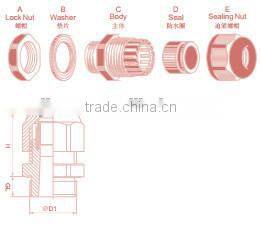 Full size MG Type nylon Cable glands