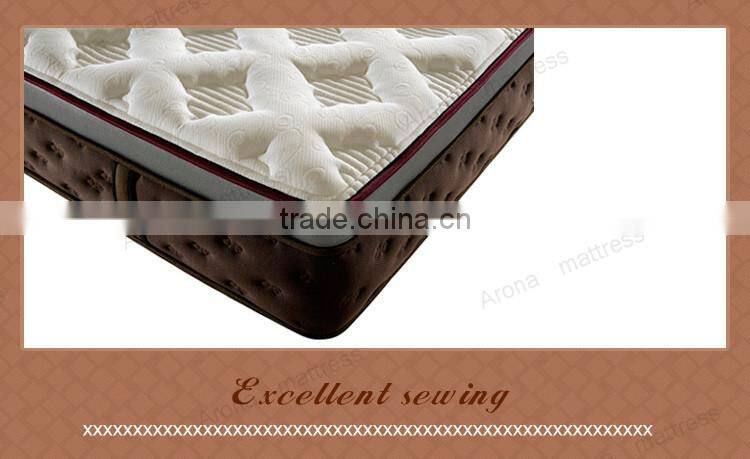 Home furniture double layers euro top sleep well angel dream mini pocket spring mattress