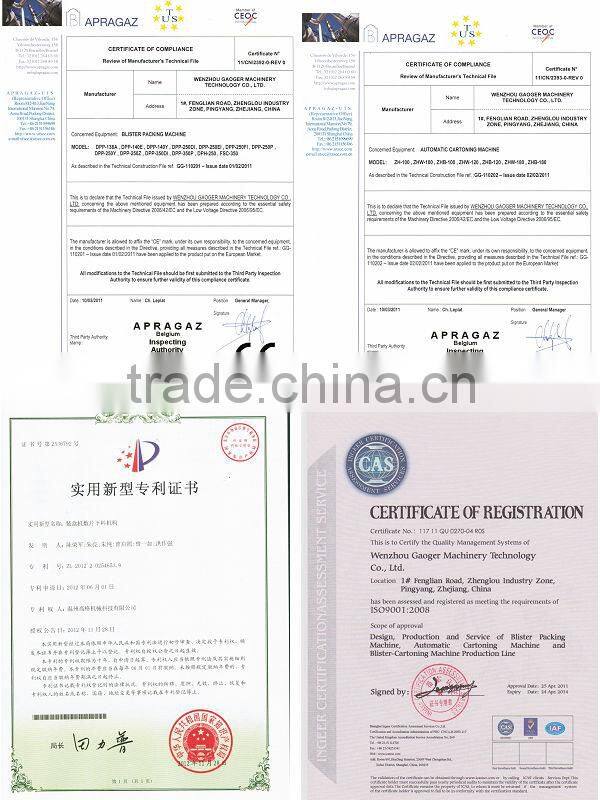 ZHB-100 Eye Dropper Cartoning Machine