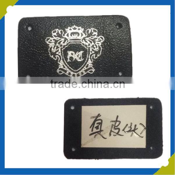 2015 Hot Sale Printed Clothing Genuine Leather Label