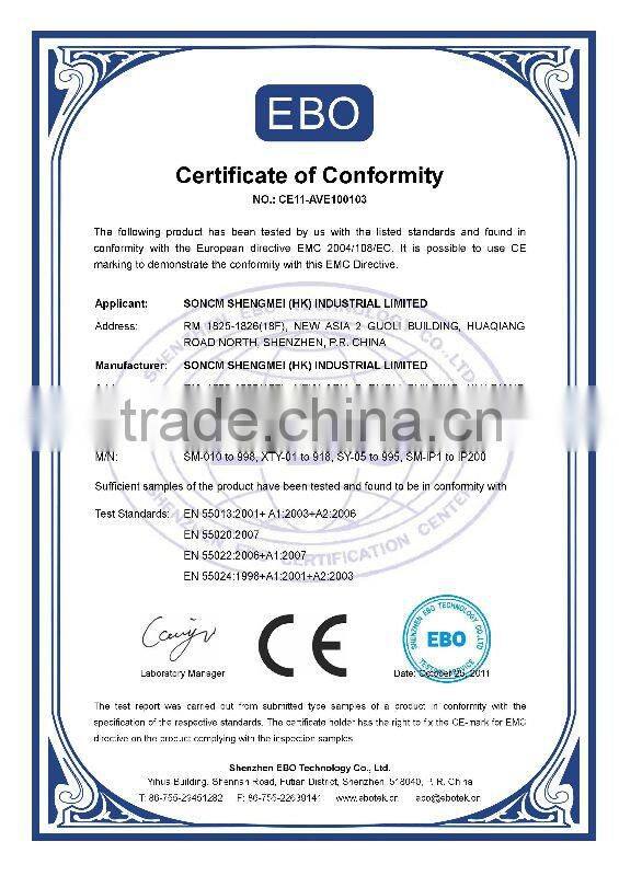 Fashion cheap single side earphones for skype