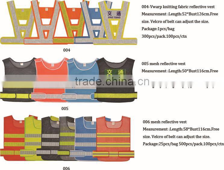 Low price EN ISO 20471Roadway safty clothing with reflective tape