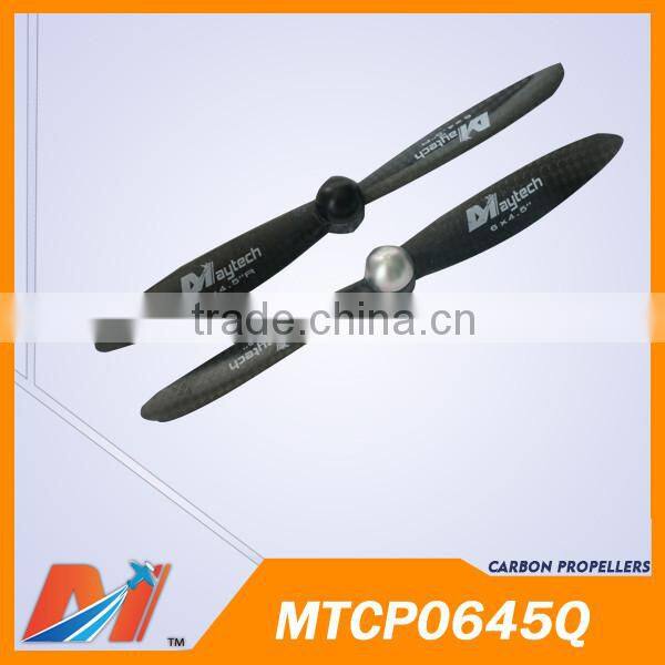Maytech 0645 drone rc carbon fiber props with self-tightening nut