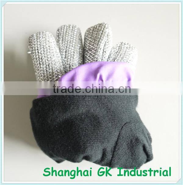 Metallic Yarn Peel Potato Gloves