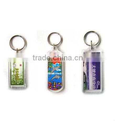 Best Promotion Gifts Plastic Key Chain Acrylic key hiolders