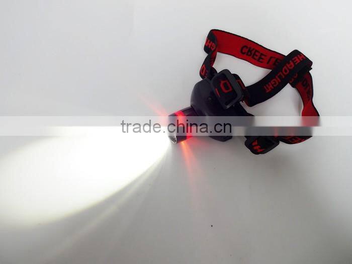 Onlystar GS-6000 hot sale CRE R3 led high powerful waterproof headlight zoomable led headlamp