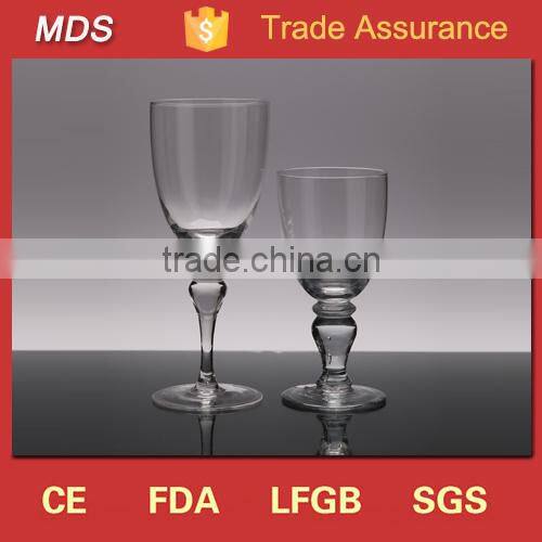 Drinking whisky glass type colored thick bottom slanted glass tumbler