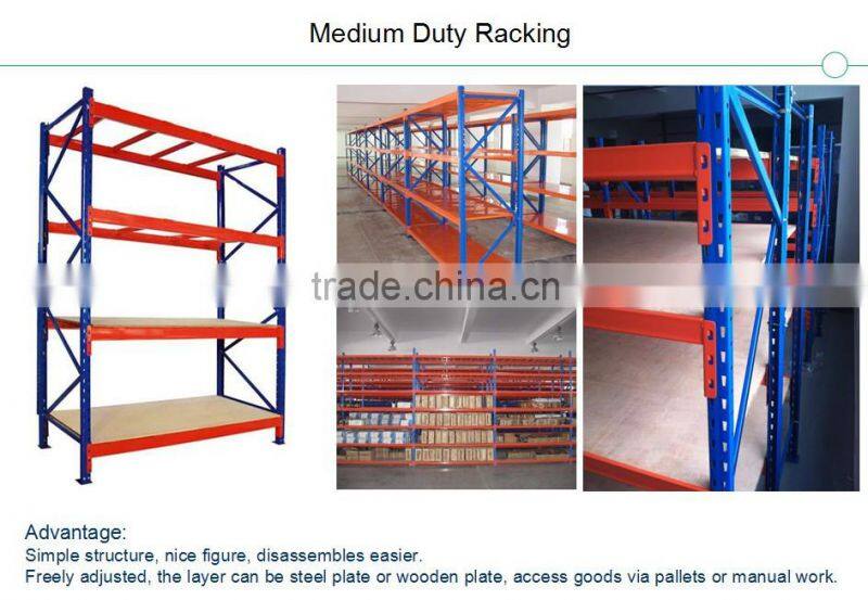 2000*500*2000mm, 4-5 levels, Light Duty Metal shelving