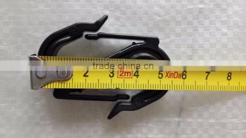 Plastic Double S HOOK shade net bird net anti hail net cherry cover S clip