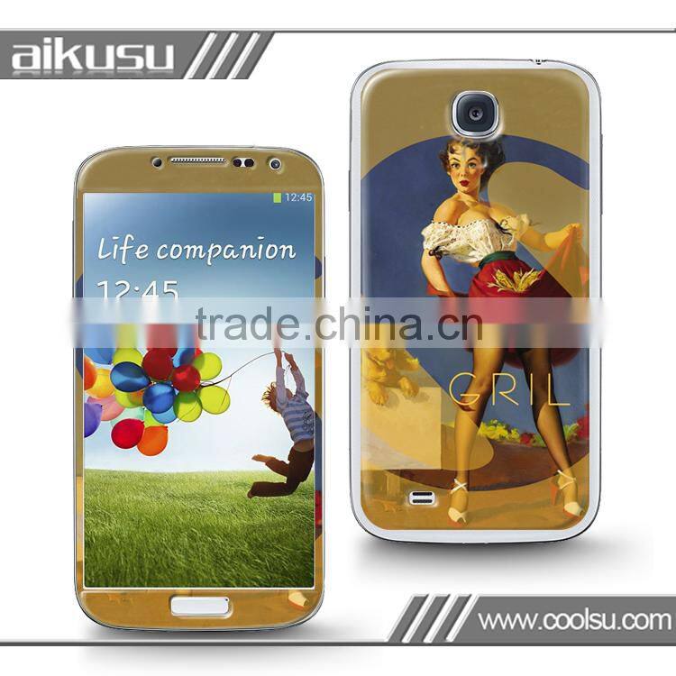 Wholesale china factory decal 3D skin case cover for samsung galaxy s3 S4