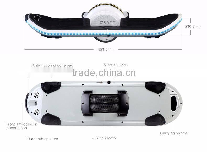 High quality with bluetooth self balance scooter One Wheel Motorcycle Balancing one wheel hoverboard