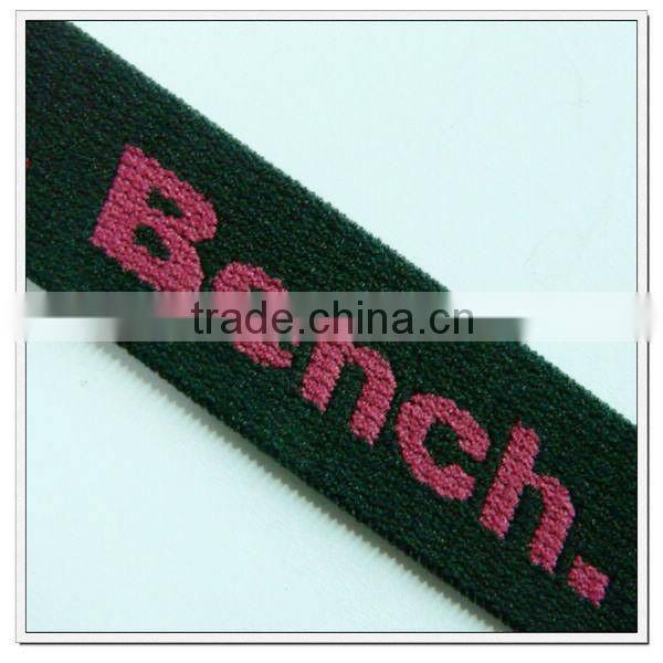 20mm colored jacquard elastic band for underwear, custom elastic band