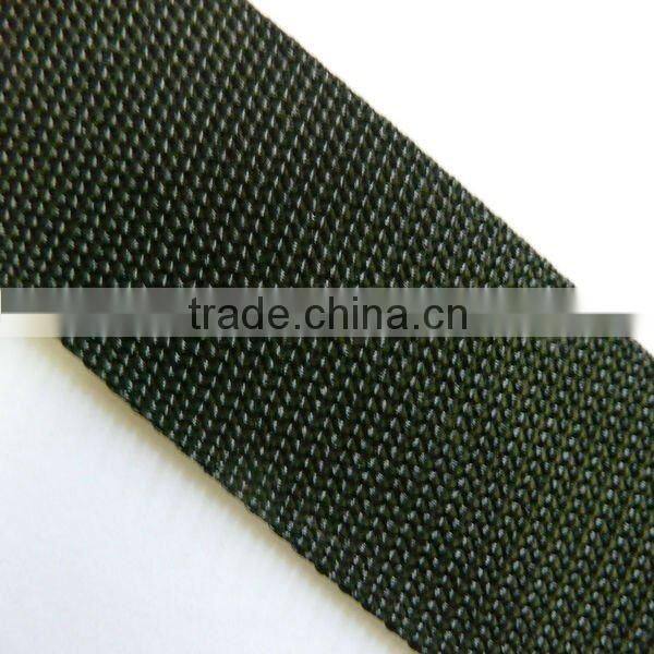 50mm black polypropylene webbing strap for bags,2 inch pp strap